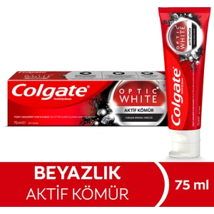 Optic White Aktif Kömür Yumuşak Mineral Temizliği Diş Macunu 75 ml