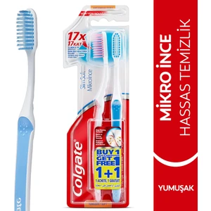 Diş Fırçası Slim Soft Advanced Gold 1+1