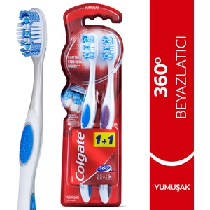 360°Optik Beyaz Soft 1+1 Diş Fırçası