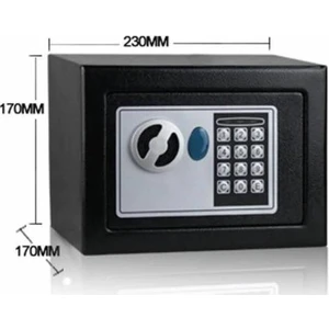 Original Korumalı Elektronik Para Kasası Siyah 3 mm