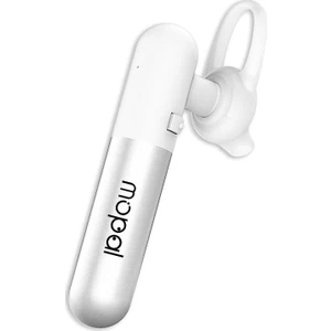 Mikrofonlu Tekli Bluetooth Kulaklık Beyaz