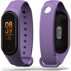 Kabartma Desenli  Mi Band 3 ve 4 Uyumlu Kordon