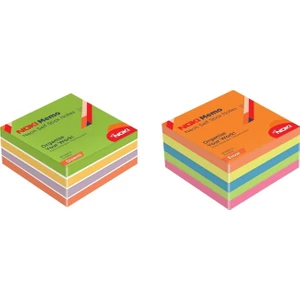 Memo Neon Yapışkanlı Küp Blok 75 x 75 mm 2'li