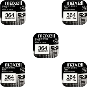 364 SR621SW 1.55V Saat Pili 5'li