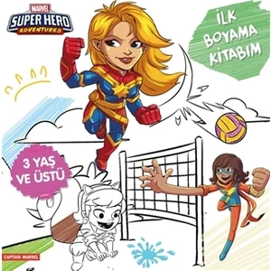 Ilk Boyama Kitabım Captain Marvel - Marvel Super Hero Adventures - Gökçe Demir