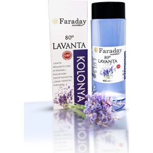 Faraday Cosmetics Lavanta Kolonyası - Yüksek Nitelikli - 80 Derece - 400 ml