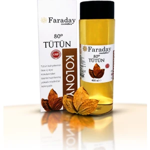 Faraday Cosmetics Yüksek Nitelikli Tütün Kolonyası - 80 Derece - 400 ml