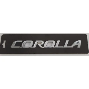 Behin Desing Toyota Corolla Bagaj Yazısı Krom (175MM-19MM)