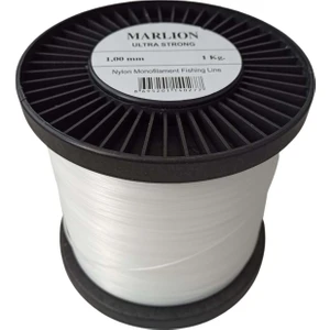 Marlıon Bobin Monofılament 1 Kg. Misina - 0.80 mm - Beyaz