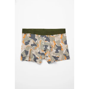 Turuncu Haki Erkek Compact Kamuflaj Boxer