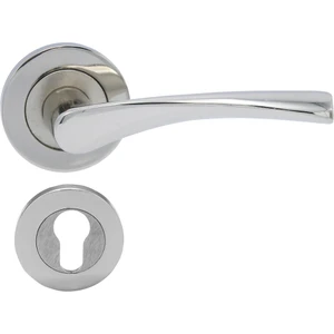 Bravo Rozetli Nikel Saten Yale Kapı Kolu