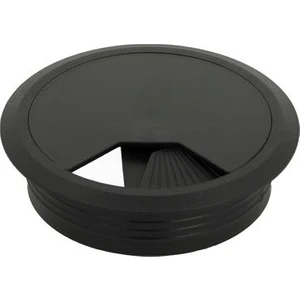 Kablo Kapağı Seti, Yaylı Kapaklı, Siyah Çap 80 Mm.