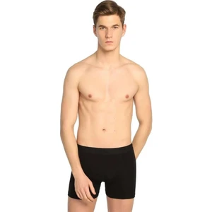 Likralı  Spor Boxer Siyah Renk 3'lü Paket