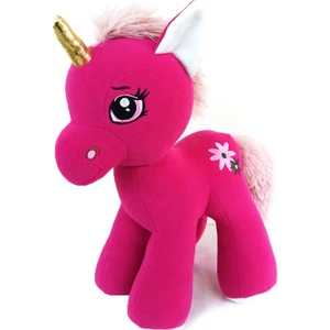 Toptan Keçe Peluş Unicorn Pony Oyuncak 45 Cm, Peluş Boynuzlu At