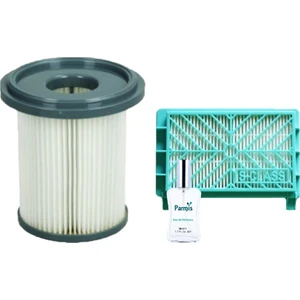 Philips Uyumlu Fc 8732 Süpürge Silindir Filtre Hepa Filtresi Bakım Seti