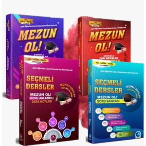 Liyakat Yayınları 4’lü Ful Efsane Aöl Sınav Seti - Zorunlu ve Seçmeli Dersler Konu Anlatımlı Ders Notları ve Soru Bankası - Açık Öğretim Lisesi Sınavlarına Özel Hazırlık - Mezun Ol