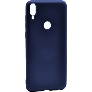 Hesaplı Dünya Asus Zenfone Max Pro M1 Kılıf Mat Renkli Esnek Silikon Lacivert Renk Prm