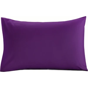2'li Yastık Kılıfı 50 x 70 cm +20 cm Kapaklı Mor