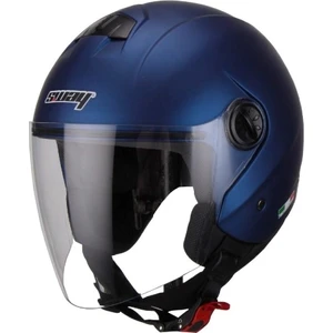 Sw 715 Yarım Camlı Kask Metalic Blue