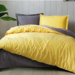 - Colormix Hardal Çift Kişilik Pamuklu Nevresim Takımı