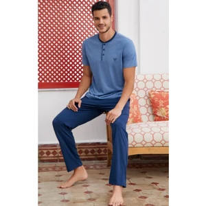 Erkek ESE28082 Pamuk O Patlı Kk.pijama Takım 21Y