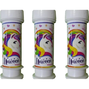 Unicorn Köpük Baloncuk 3 Adet