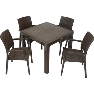 Elit Rattan 90x90 Elit Koltuk Masa Takımı