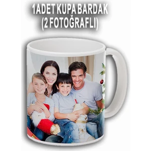 Kişiye Özel 2 Fotoğraflı Kupa Bardak