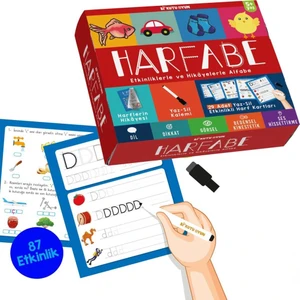 Bi Kutu Oyun Harfabe Etkinliklerle ve Hikayelerle Eğitici Alfabe Öğrenme Seti