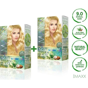 Maxx Deluxe Natural Beauty  9.0  Doğal Sarı 2'li Set Boya