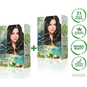 Maxx Deluxe Natural Beauty  7.1  Küllü Kumral 2'li Set Boya