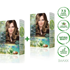 Maxx Deluxe Natural Beauty  7.3  Fındık Kabuğu 2'li Set Boya