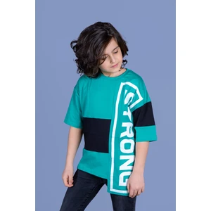Toontoy Kids Toontoy Erkek Çocuk Garnili Strong Baskılı Tişört