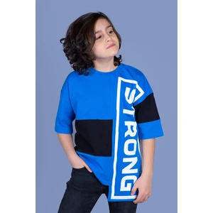 Toontoy Kids Toontoy Erkek Çocuk Garnili Strong Baskılı Tişört