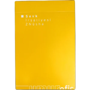 Sevk Irsaliyesi 40 Sayfa 2 Nüsha 13 x 20 cm
