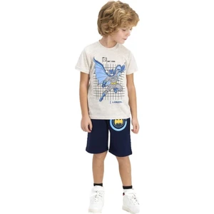 Batman 1353 Erkek Çocuk Bermuda Pijama Takım