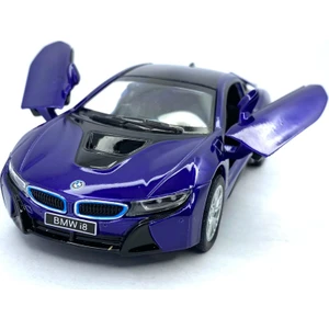 Bmw I8 - Çek Bırak 5inch. Lisanslı Model Araba, Oyuncak Araba 1:36