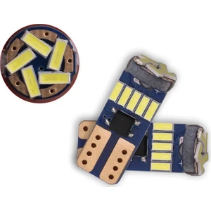 Gürler Oto Aksesuar T10 LED Ampül 12V W5W 15 Ledli Beyaz Renk 2 Adet
