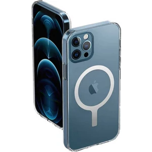 Case 4u Apple iPhone 12 Pro Max Kılıf Crystal Wireless Kapak Şeffaf - Magsafe Kablosuz Şarj Uyumlu Şeffaf