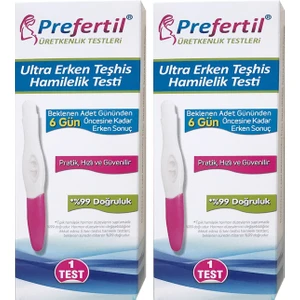 Ultra Erken Teşhis Hamilelik Testi - [ 2 Kutu ]