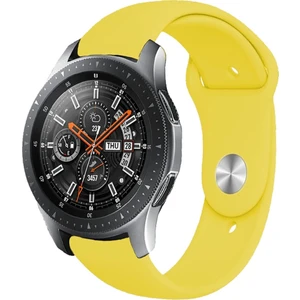 Huawei Watch 20MM KRD19 Classic Silikon Kordon Sarı