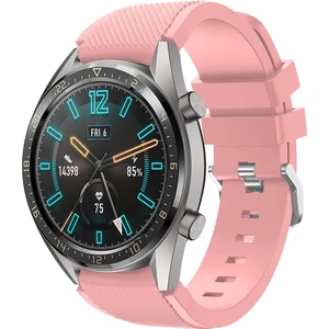 Huawei Watch 22MM Krd2 Frontier Silikon Kordon  Pembe