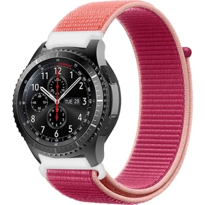 Huawei Watch 20MM Krd3 Hasır Kordon Vişne