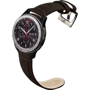 Samsung Watch 22MM KRD21 Süet Kordon  Kahverengi