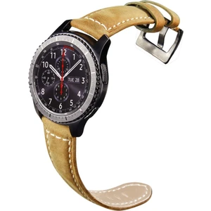 Samsung Watch 22MM KRD21 Süet Kordon  Taba