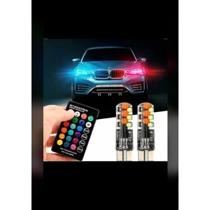 Iq Elektronik Kumandalı Çakarlı T10 Park Ampulü 18 LED 2'li
