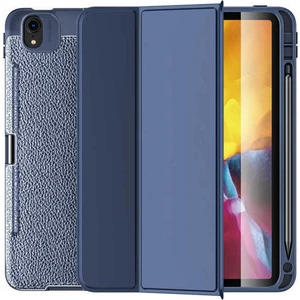 Case 4U Apple iPad Air 10.9 2020 Kılıf 360 Tam Koruma Kapaklı Uyku Modlu Stand Özellikli Wlons Tablet Kılıf Lacivert