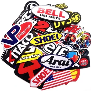 Sticker Master Sticker Master 40 Parça Marka Stickers Motorcycle Stickers Motorcycle Helmet For Laptop Luggage Skateboard Guitar Graffiti Etiket Çıkartma Oto Motor Pc Etiket