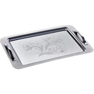 Öz Fırat Lale Desen Saten Tepsi