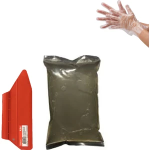 3'lü Set Duvar Kağıdı Uygulama Seti 4000 ml Hazır Sıvı Tutkal, Yapıştırıcı, Glitolin
